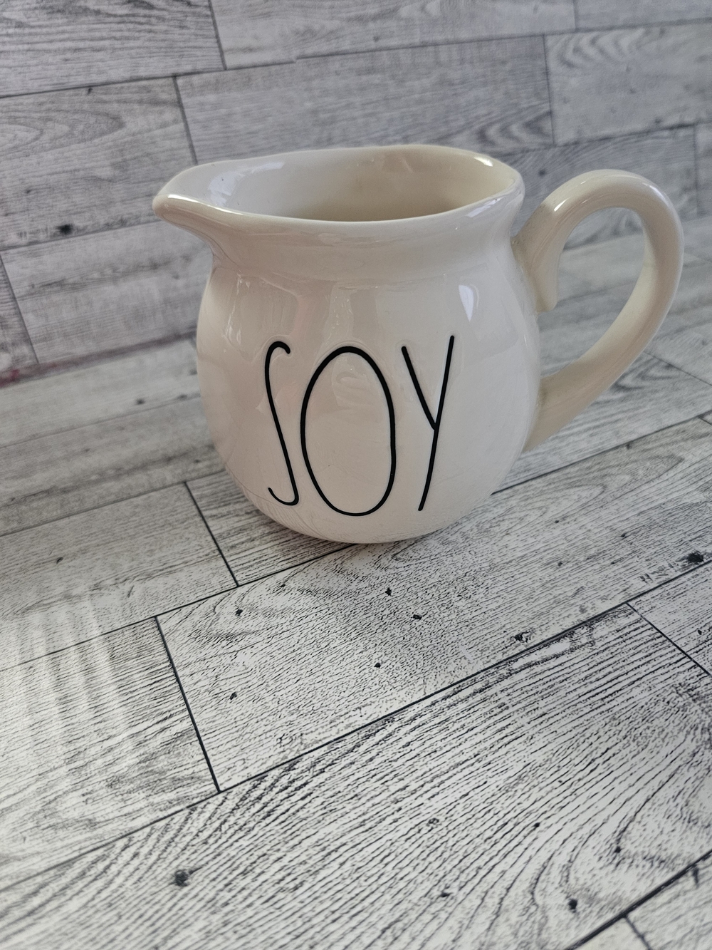 Rae Dunn White Ceramic Soy Cream Holder